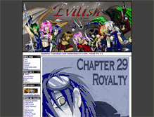 Tablet Screenshot of evilish.pensandtales.com
